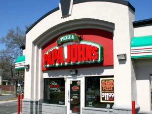 Signe de Restaurant de Papa John's